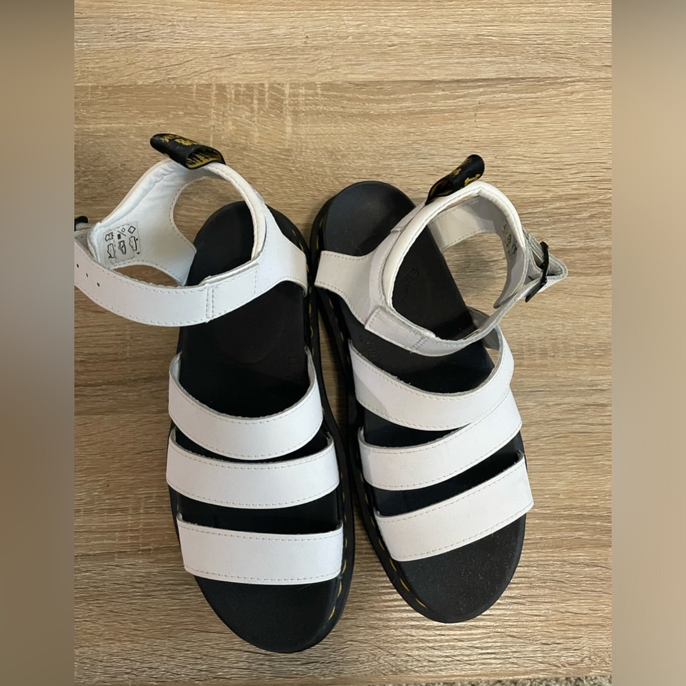 Dr Marten White Sandals